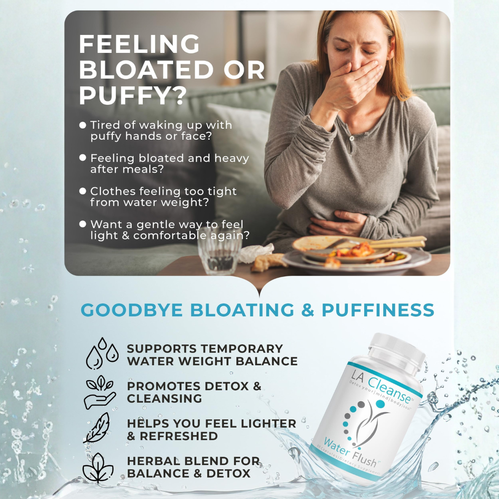LA Cleanse Water Flush - Natural Herbal Diuretic Pill